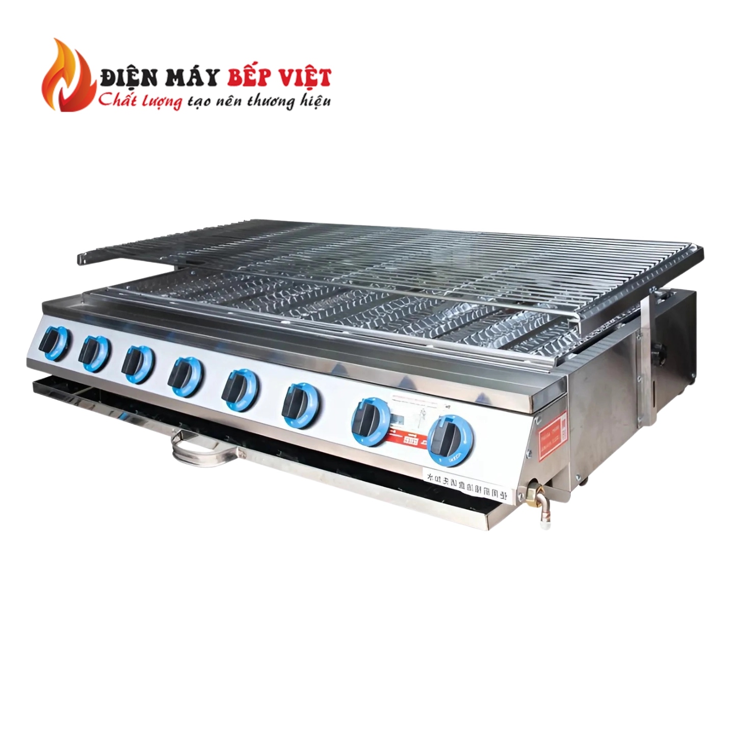 Lò Nướng Gas 8 Họng Dài