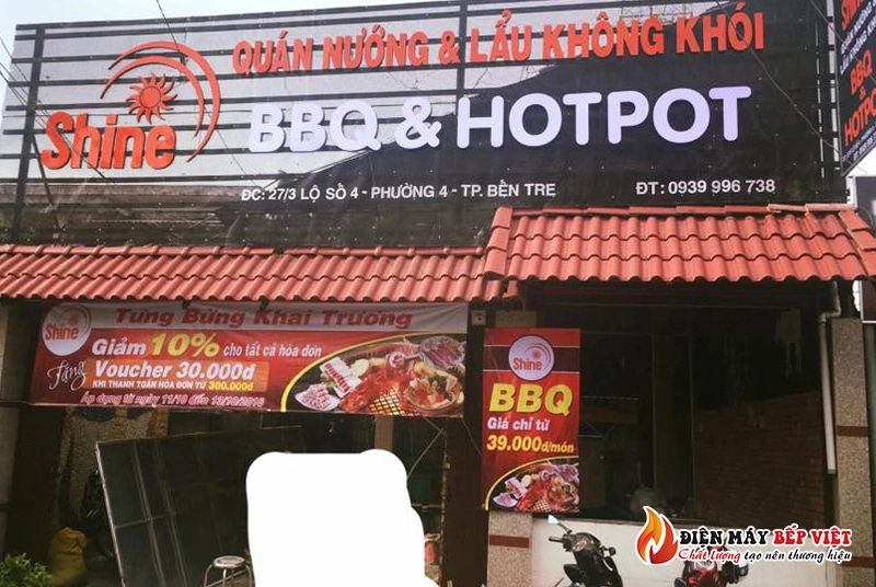 Bến Tre - Shine BBQ & Hotpot lẩu nướng không khói