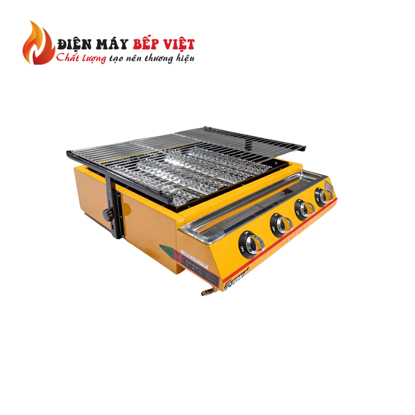 Bếp Nướng Gas 4 Họng Dài - K255