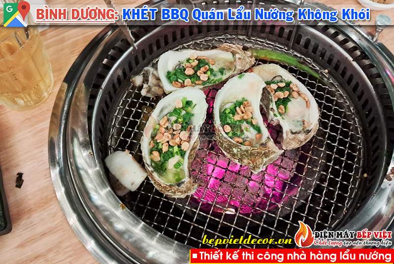 Bình Dương - Thi công Quán Khét BBQ Lẩu & Nướng Không Khói