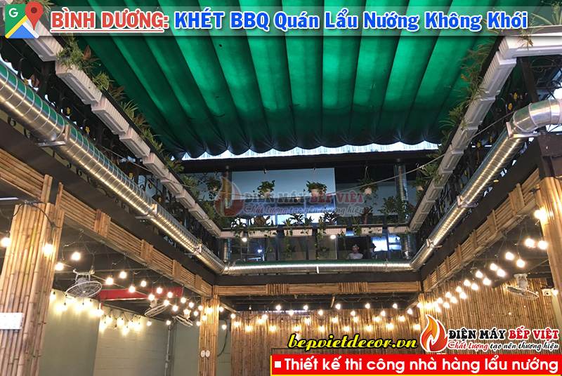 Bình Dương - Thi công Quán Khét BBQ Lẩu & Nướng Không Khói