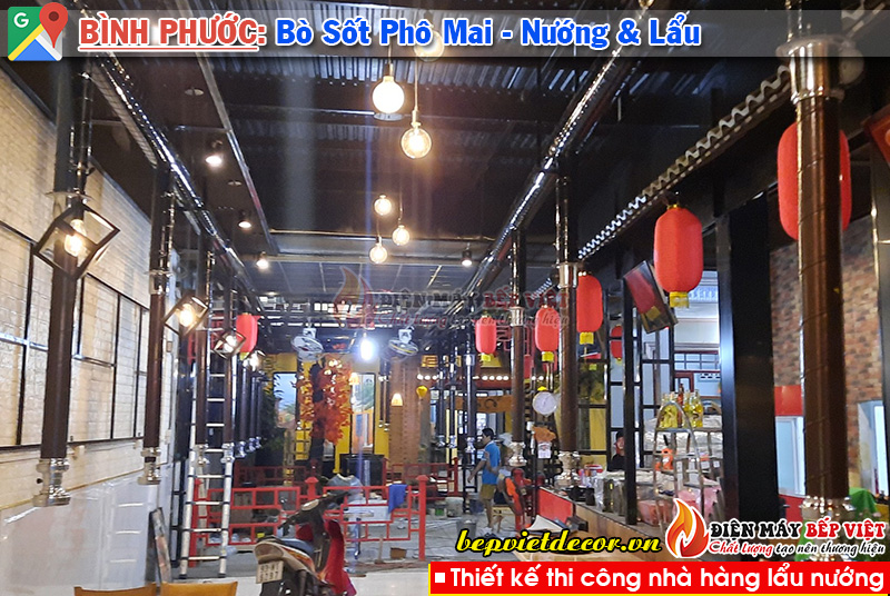 Bình Phước - Nâng Cấp Quán lên Hệ Thống Nướng Không Khói