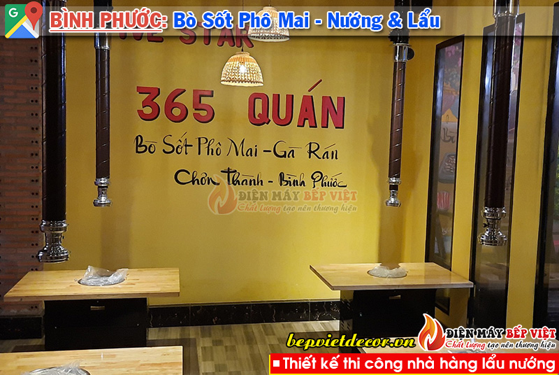 Bình Phước - Nâng Cấp Quán lên Hệ Thống Nướng Không Khói