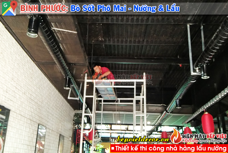 Bình Phước - Nâng Cấp Quán lên Hệ Thống Nướng Không Khói