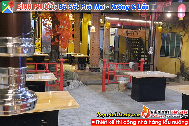 Bình Phước - Nâng Cấp Quán lên Hệ Thống Nướng Không Khói