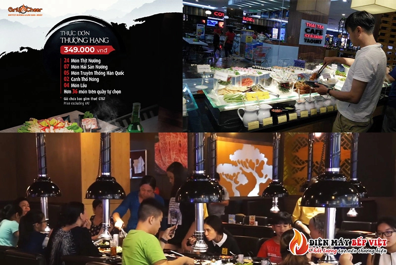 Cần Thơ - Grill Cheer Buffet - Nướng lẩu Hàn Nhật