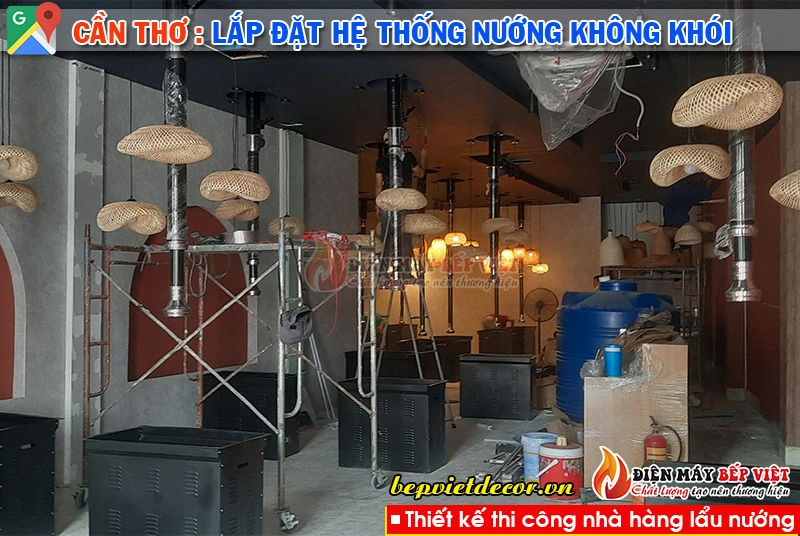 Cần Thơ - Thi công lẩu nướng không khói