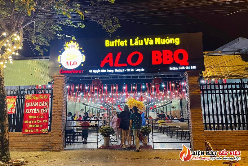 Long An - Nhà hàng Buffet lẩu và nướng Alo BBQ