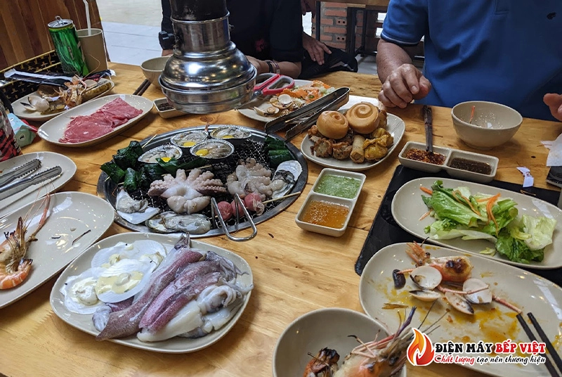 Long An - Nhà hàng Buffet lẩu và nướng Alo BBQ