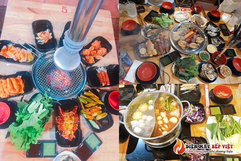 Long An - Quán lẩu nướng Chibi Garden Buffet