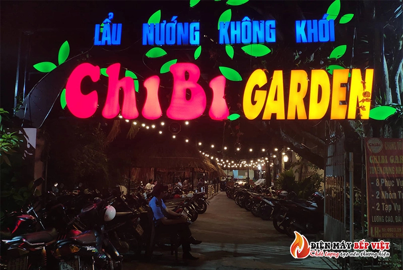 Long An - Quán lẩu nướng Chibi Garden Buffet