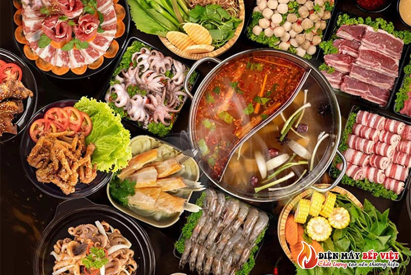 Long An - Quán lẩu nướng Mochi BBQ Buffet