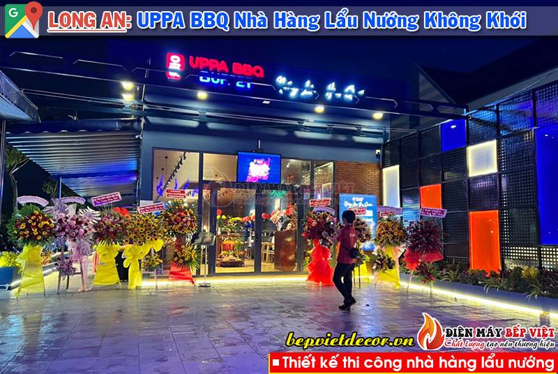 Cần Giuộc Long An - Thi Công Hệ Thống Hút Khói Bếp Nướng Nhà Hàng UPPA BBQ