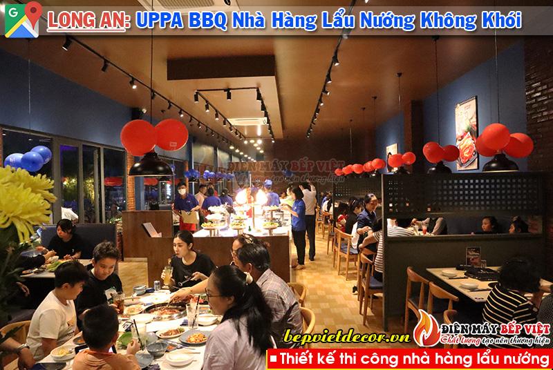 Cần Giuộc Long An - Thi Công Hệ Thống Hút Khói Bếp Nướng Nhà Hàng UPPA BBQ