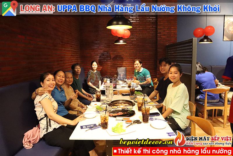 Cần Giuộc Long An - Thi Công Hệ Thống Hút Khói Bếp Nướng Nhà Hàng UPPA BBQ