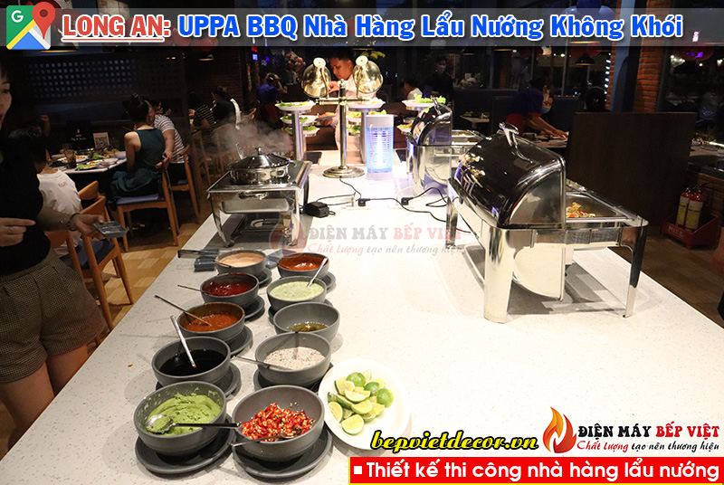 Cần Giuộc Long An - Thi Công Hệ Thống Hút Khói Bếp Nướng Nhà Hàng UPPA BBQ