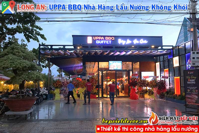 Cần Giuộc Long An - Thi Công Hệ Thống Hút Khói Bếp Nướng Nhà Hàng UPPA BBQ