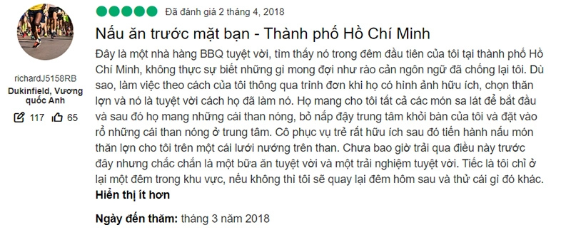 Nhà hàng lẩu nướng Tp.HCM - Mr. Park sườn nướng Hàn Quốc