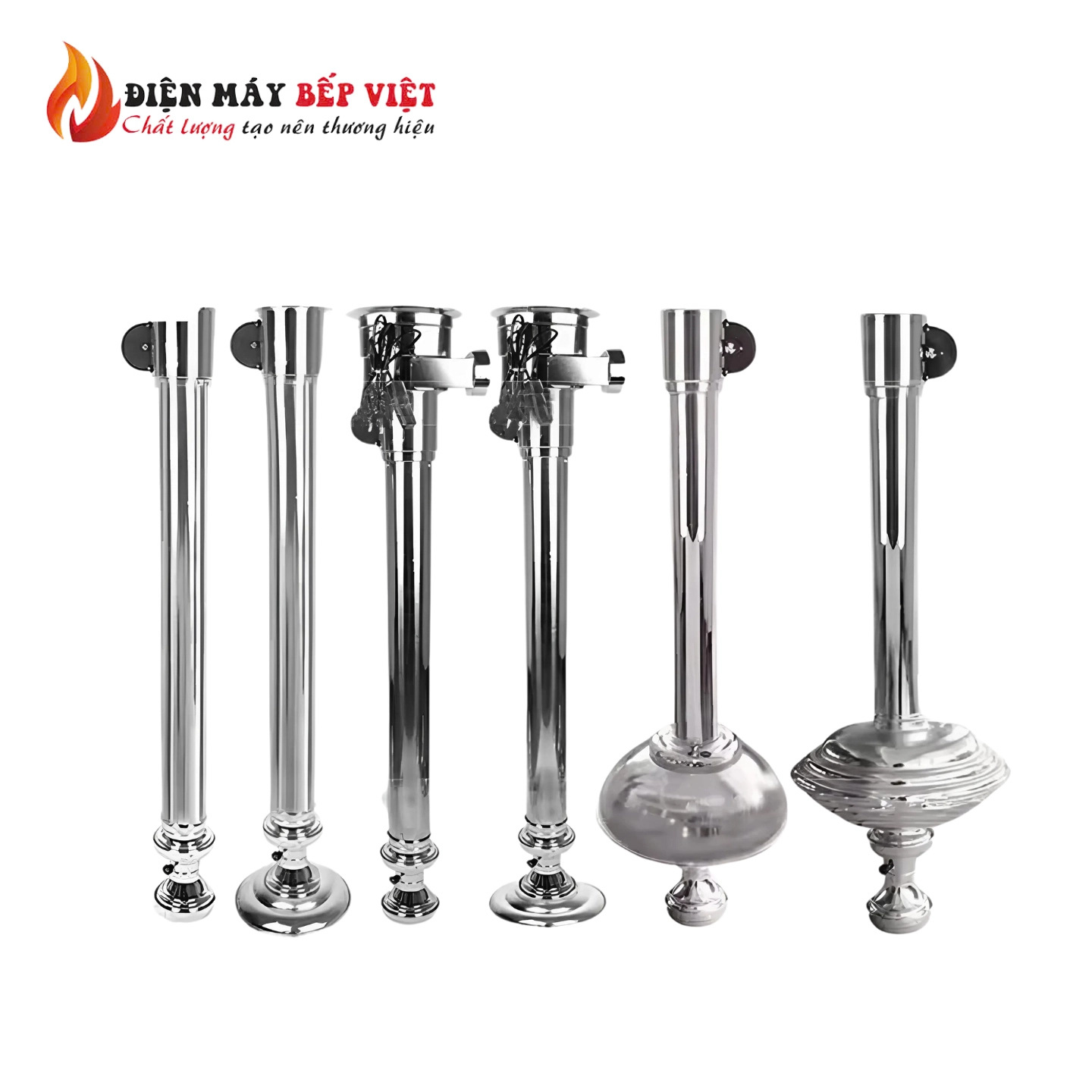 Ống Hút Khói Cứng Nhà Hàng Màu Inox