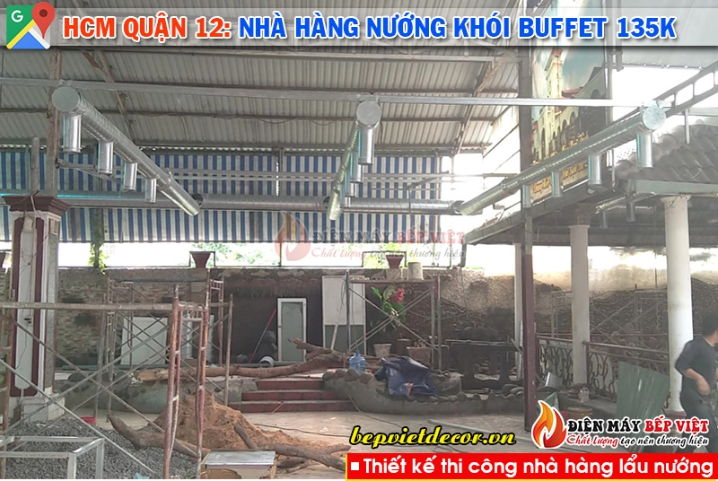 HCM quận 12 - Hệ thống nhà hàng nướng khói Buffet 135k