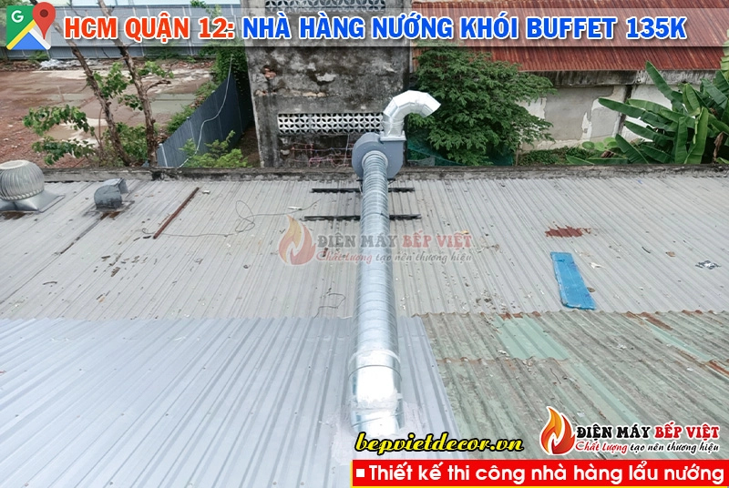 HCM quận 12 - Hệ thống nhà hàng nướng khói Buffet 135k