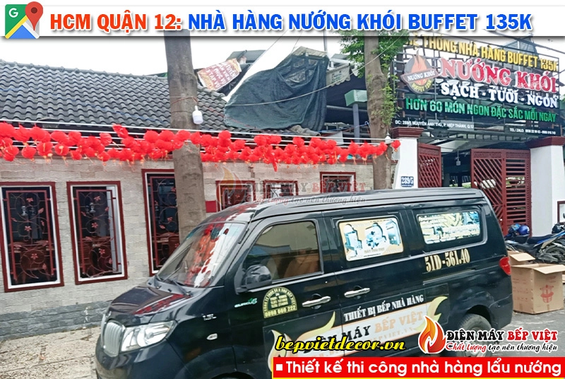 HCM quận 12 - Hệ thống nhà hàng nướng khói Buffet 135k