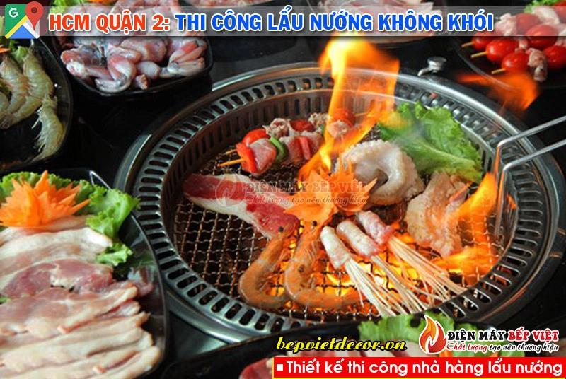 Quận 2 TPHCM - Nhà hàng HA . NONG Charcoal Grill Lẩu Nướng Nhật Bản