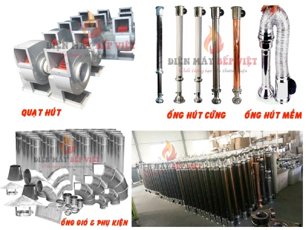 Các bộ phận của Hệ Thống Hút Khói Dương