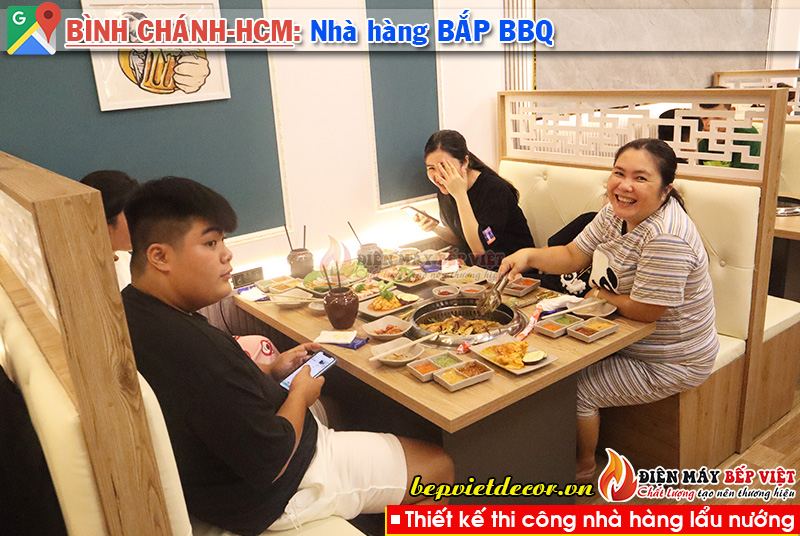 Tp.Hồ Chí Minh - Thi công nhà hàng Bắp BBQ Lẩu Nướng Không Khói!