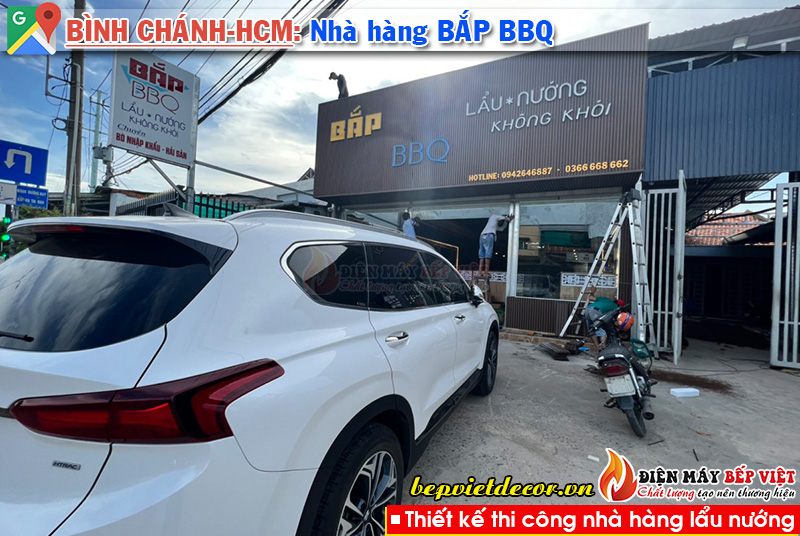 Tp.Hồ Chí Minh - Thi công nhà hàng Bắp BBQ Lẩu Nướng Không Khói!