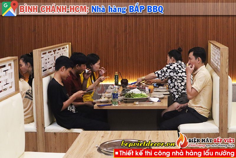 Tp.Hồ Chí Minh - Thi công nhà hàng Bắp BBQ Lẩu Nướng Không Khói!