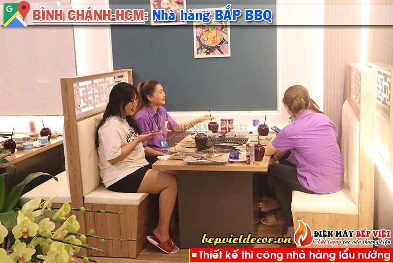 Tp.Hồ Chí Minh - Thi công nhà hàng Bắp BBQ Lẩu Nướng Không Khói!