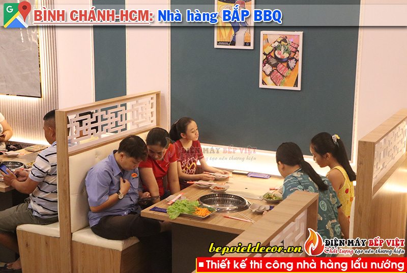 Tp.Hồ Chí Minh - Thi công nhà hàng Bắp BBQ Lẩu Nướng Không Khói!