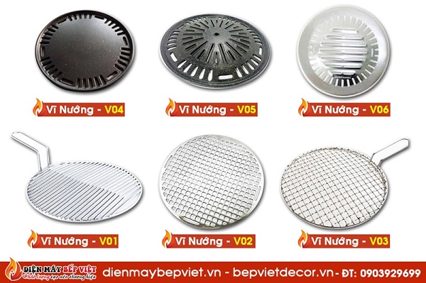 Top 6 mẫu vỉ nướng Hàn Quốc bán chạy nhất tại Bepvietdecor