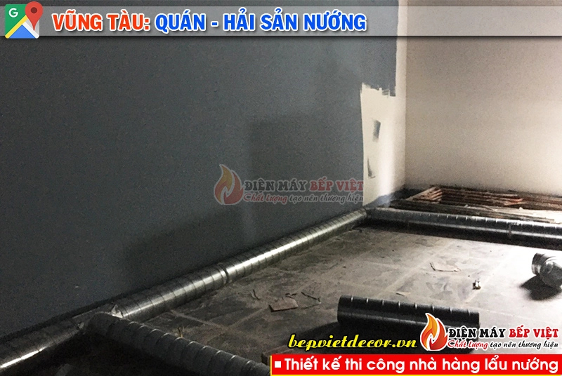 Vũng Tàu - Thi công hệ thống hút khói quán nướng