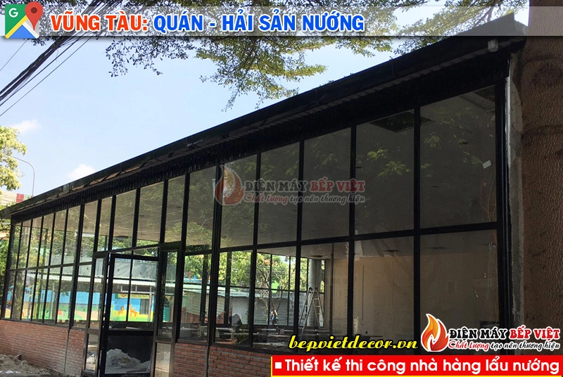 Vũng Tàu - Thi công hệ thống hút khói quán nướng