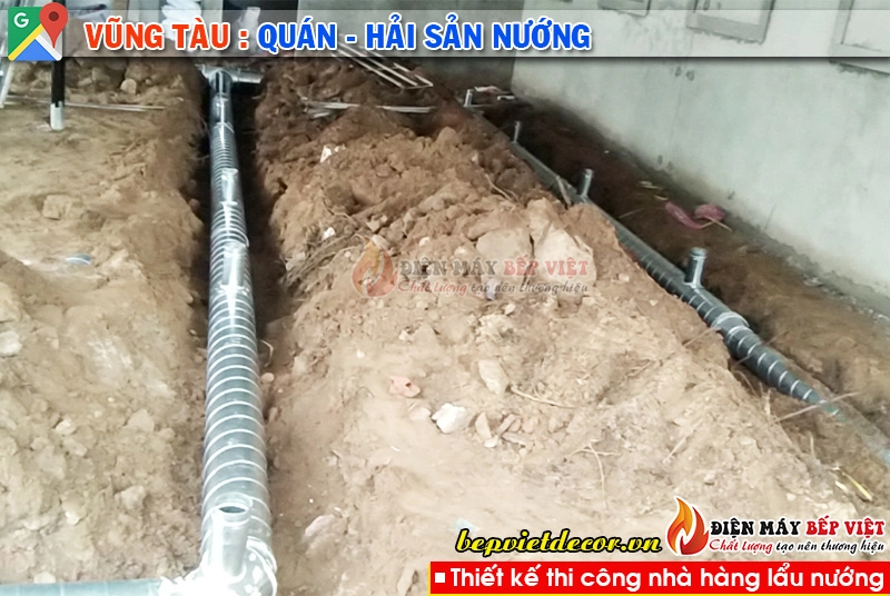 Vũng Tàu - Thi công hệ thống hút khói quán nướng