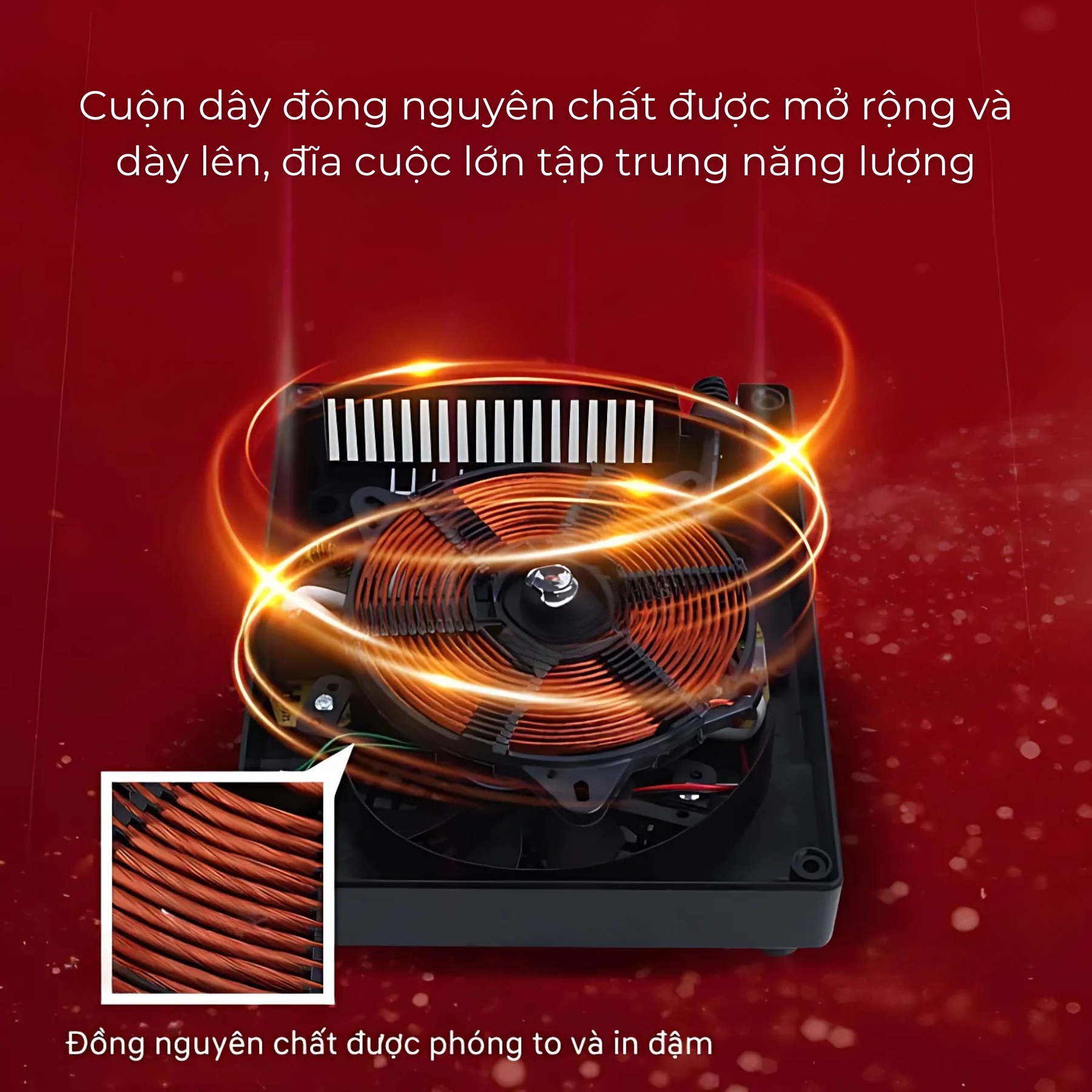 Bếp Từ Vuông Âm Bàn Cao Cấp IH 2000W