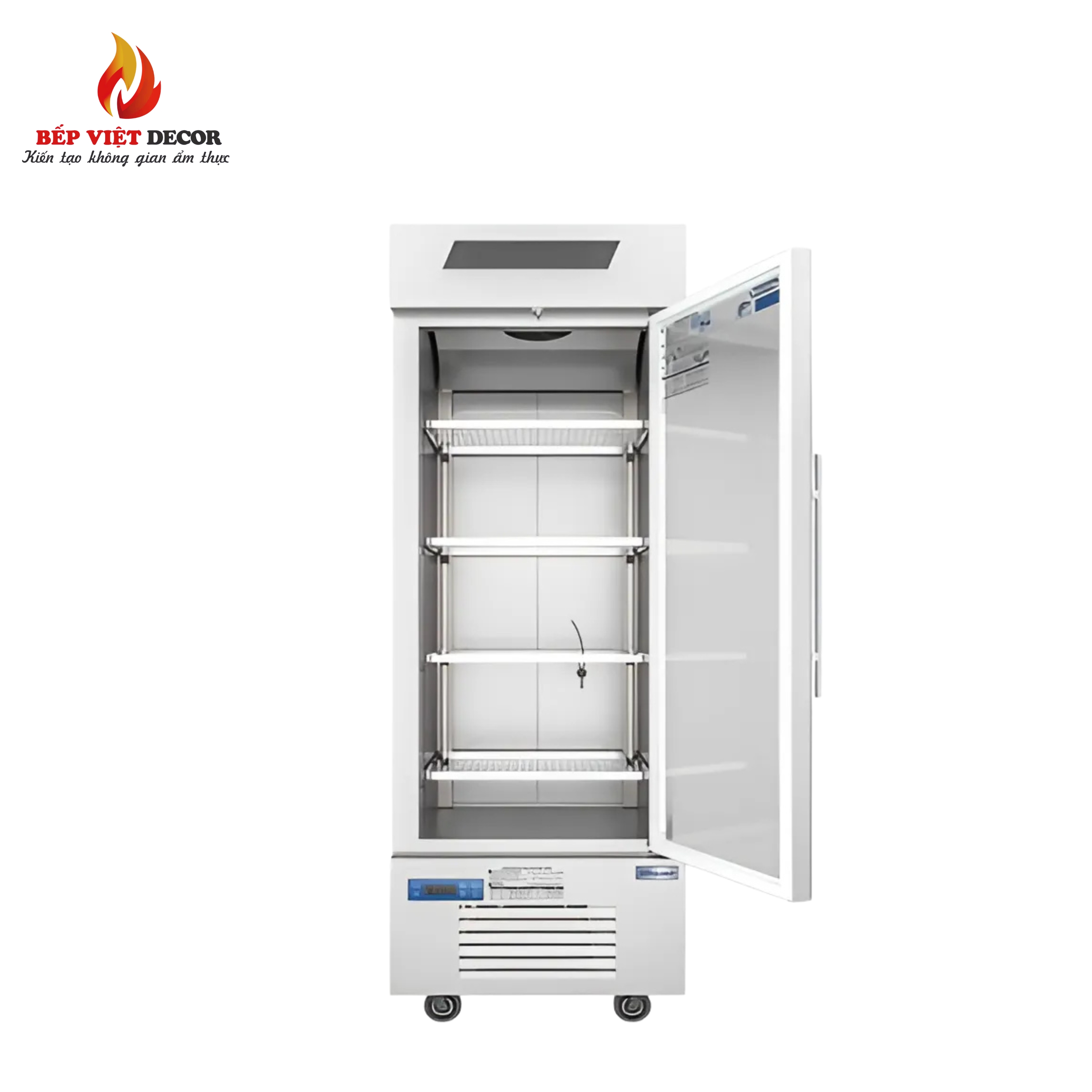Tủ Mát Đứng Quạt Gió 1 Cánh Kính 500L