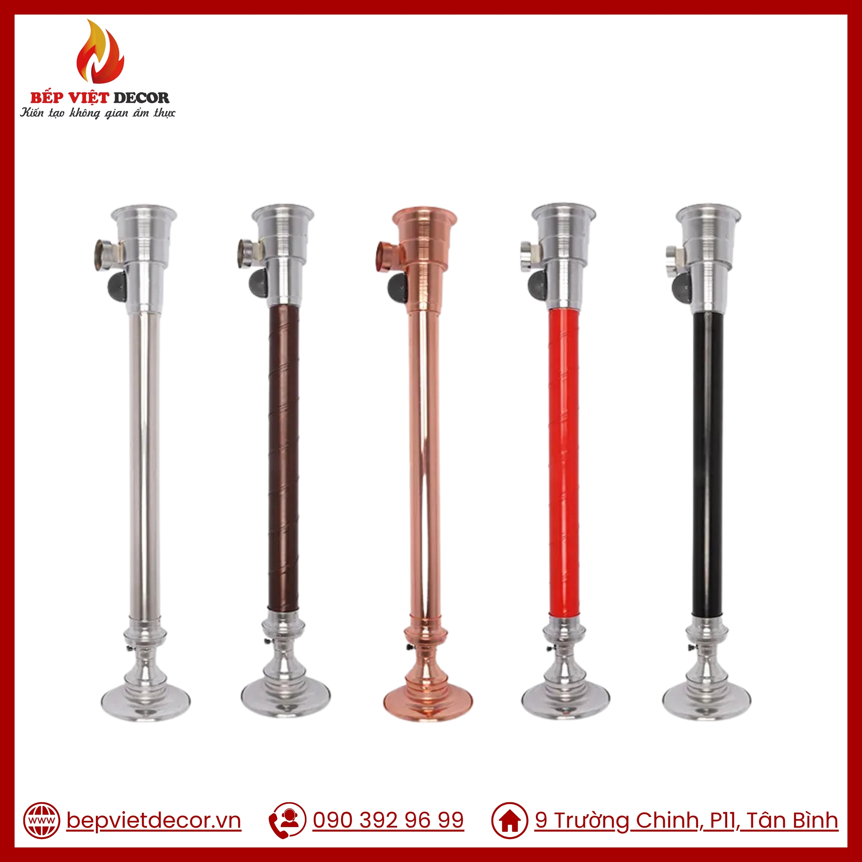 Ống Hút Khói Cứng Màu Nâu Cafe