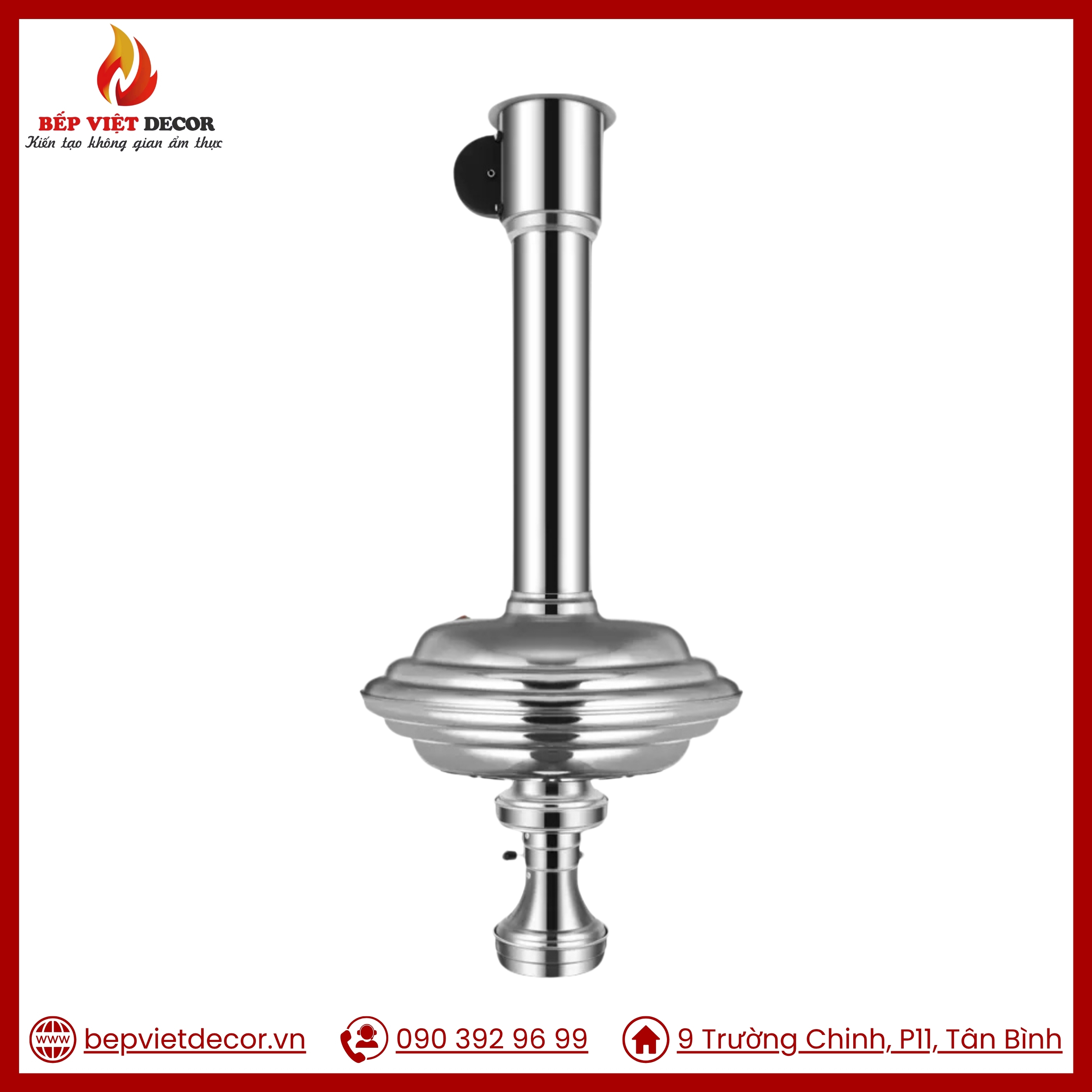 Chao Đèn Dạng Đĩa Màu Inox