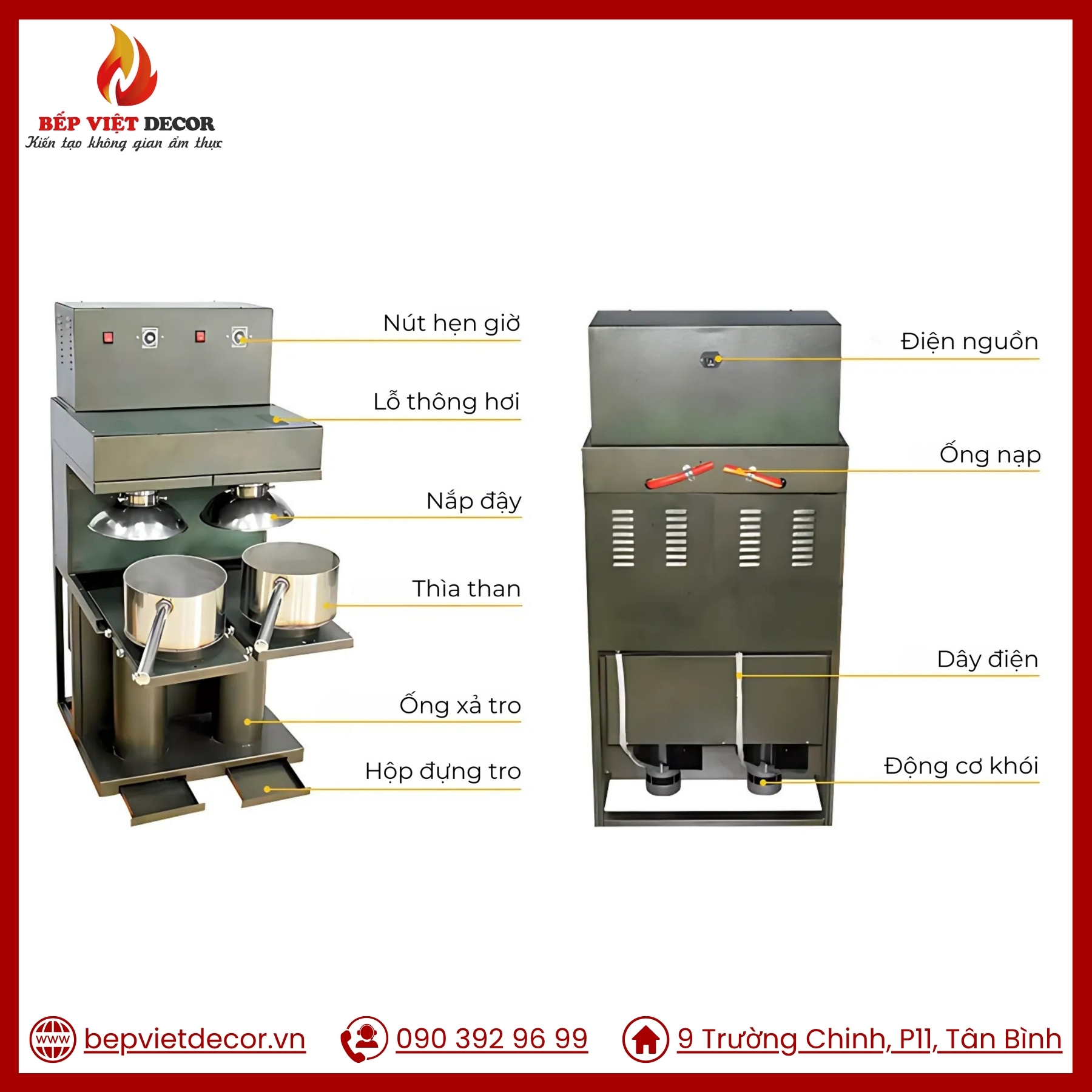 Máy Mồi Than Siêu Tốc 2 Họng