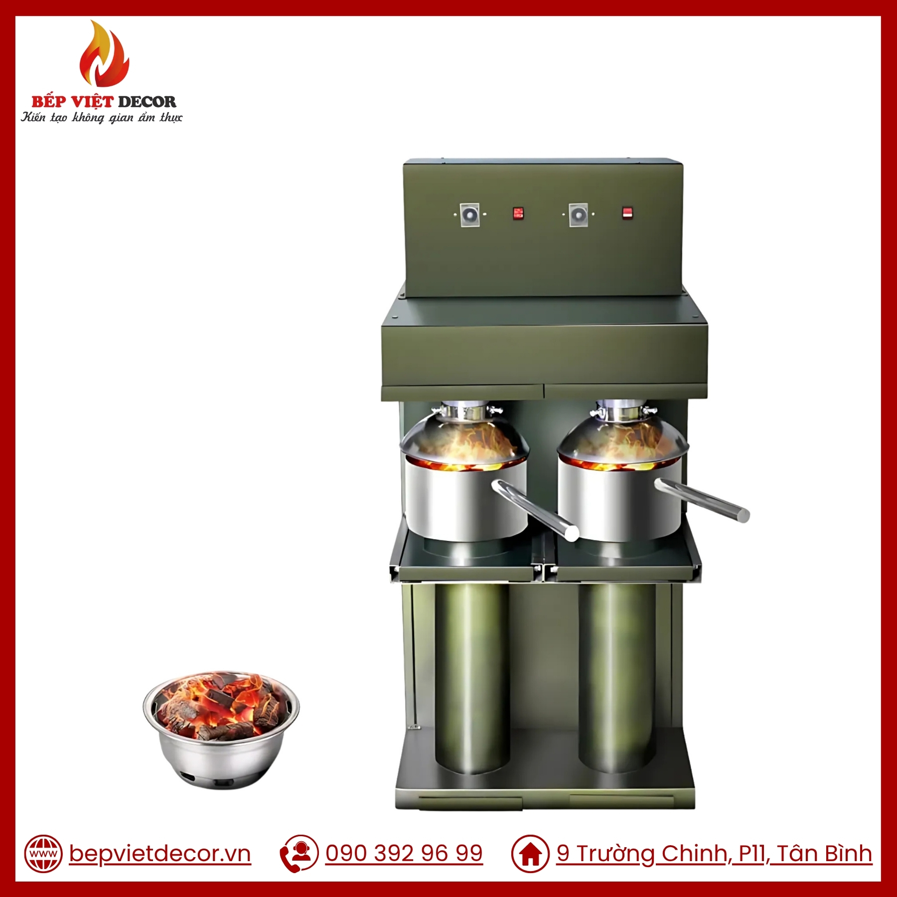 Máy Mồi Than Siêu Tốc 2 Họng