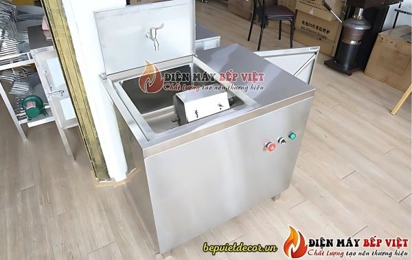 Máy đánh rửa vỉ nướng giúp tiết kiệm thời gian