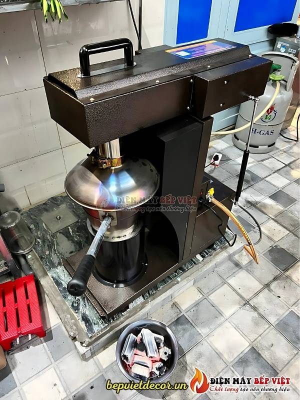 Máy mồi than cho bếp nướng Hàn Quốc tại Bếp Việt Decor