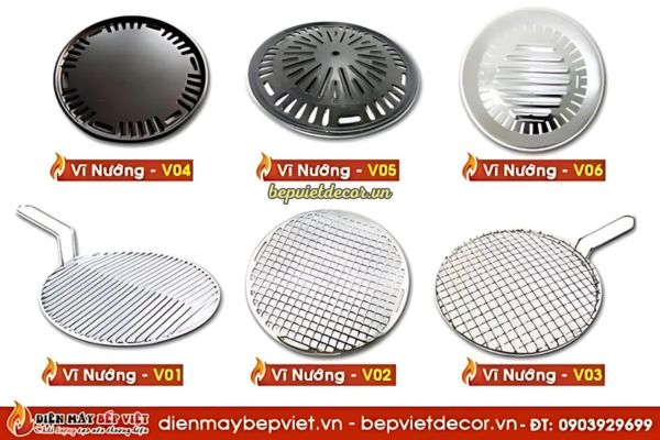 Mẫu vỉ nướng Hàn Quốc bán chạy nhất