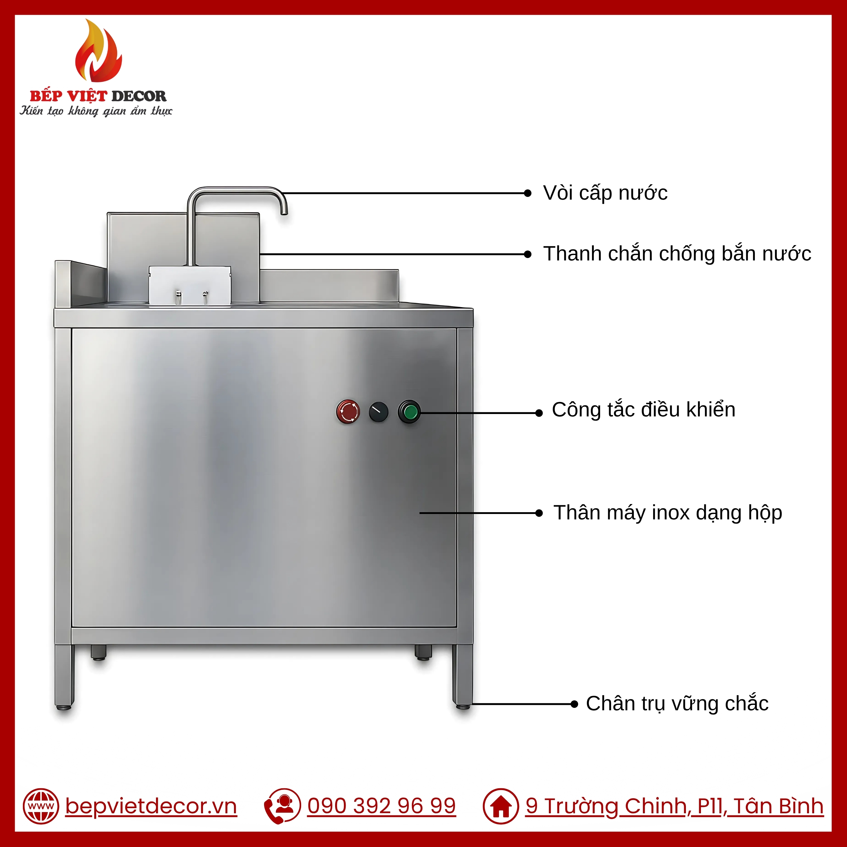 Cấu Tạo Chi Tiết Của Máy Chà Rửa Vỉ Nướng