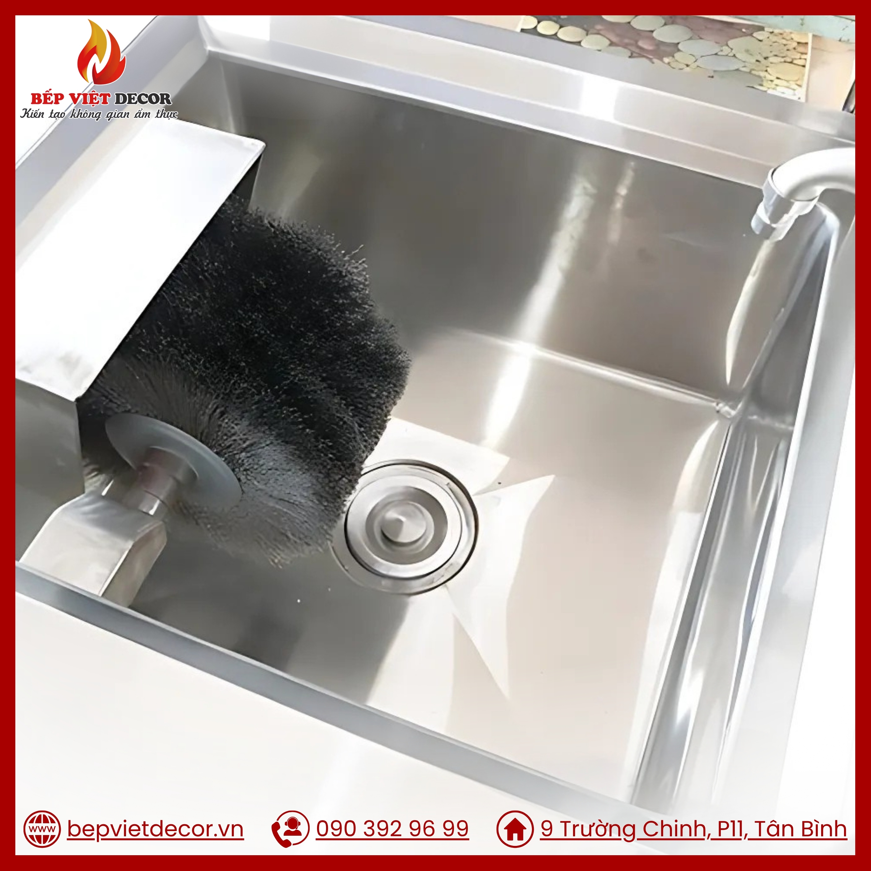Giới Thiệu Về Máy Chà Rửa Vỉ Nướng Liền Chậu