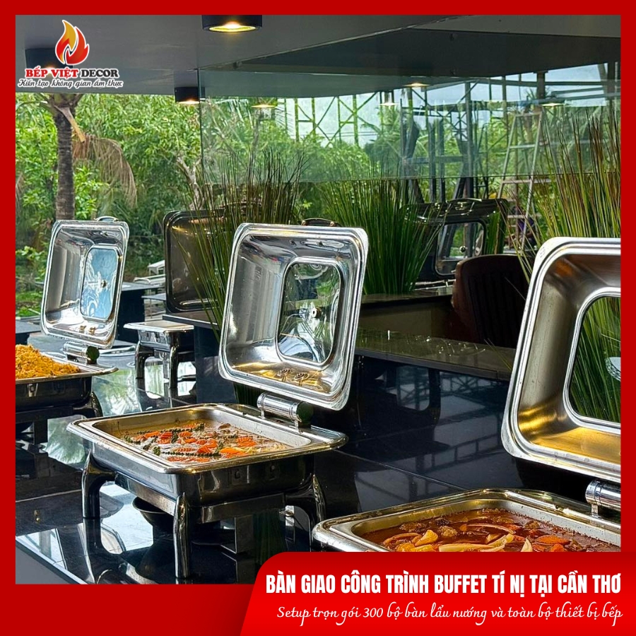 Không gian nhà hàng Buffet Tí Nị tại Cần Thơ