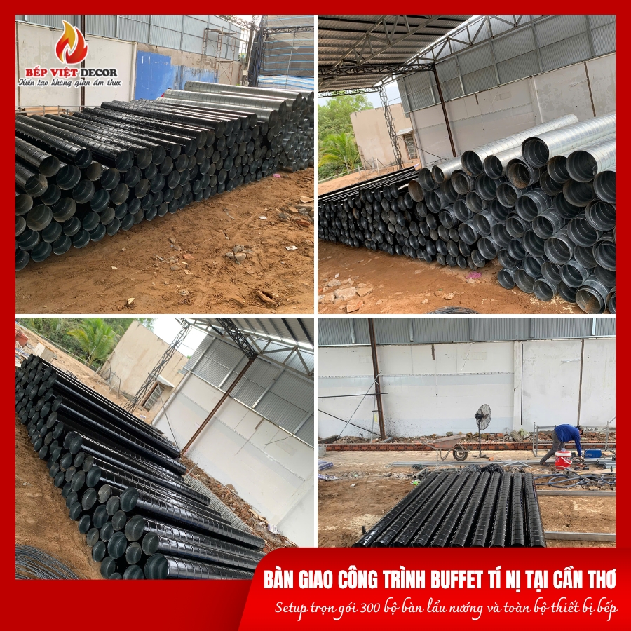 Tập kết vật tư &amp;amp; chuẩn bị mặt bằng